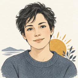 Valo-nimimerkin kuvitettu avatar