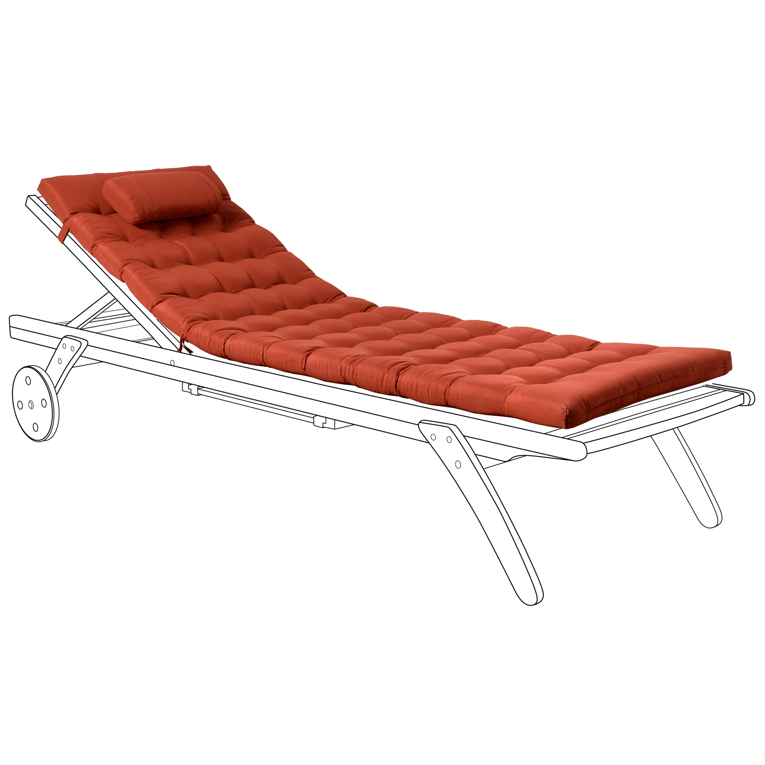CESANA PREMIUM 192 x 56 cm Punainen