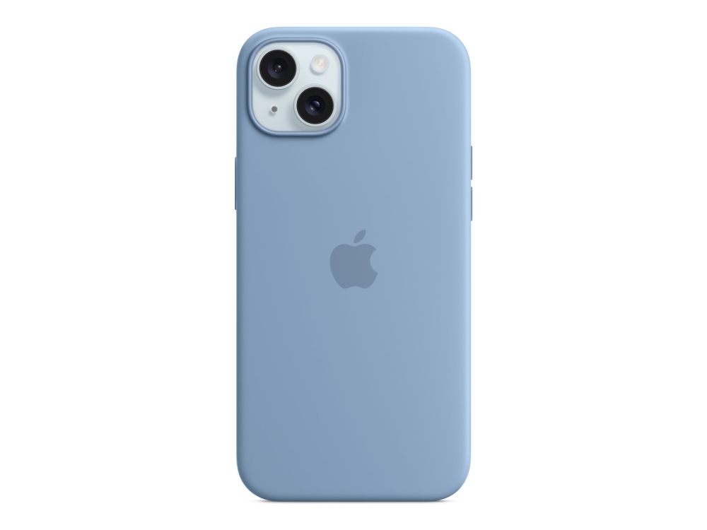 Apple takakuori, silikonia, talvisininen – iPhone 15 Plus