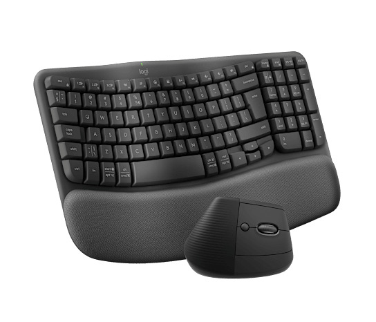 Logitech Wave Keys & Lift Combo, grafiitti