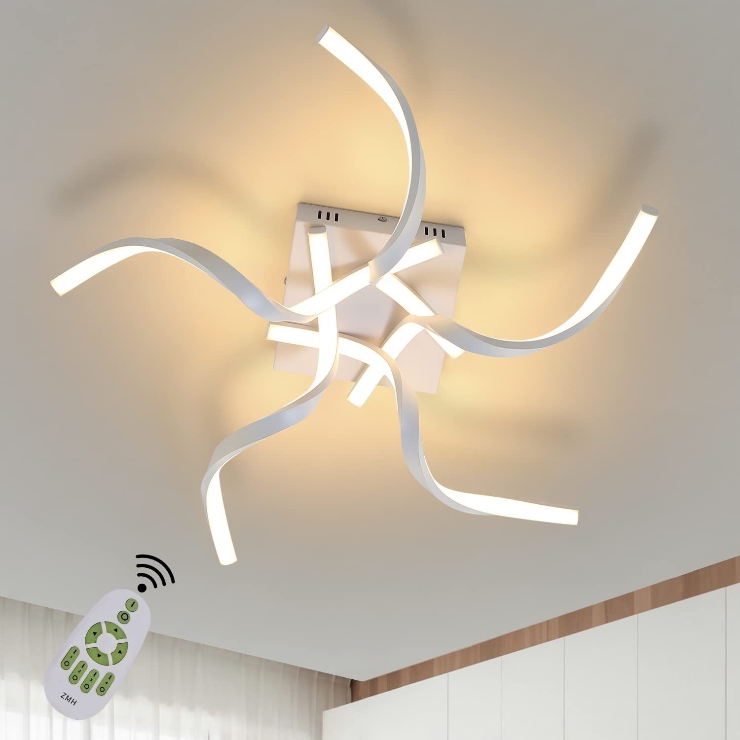 NETTLIFE moderni valkoinen LED - kattovalaisin 48W