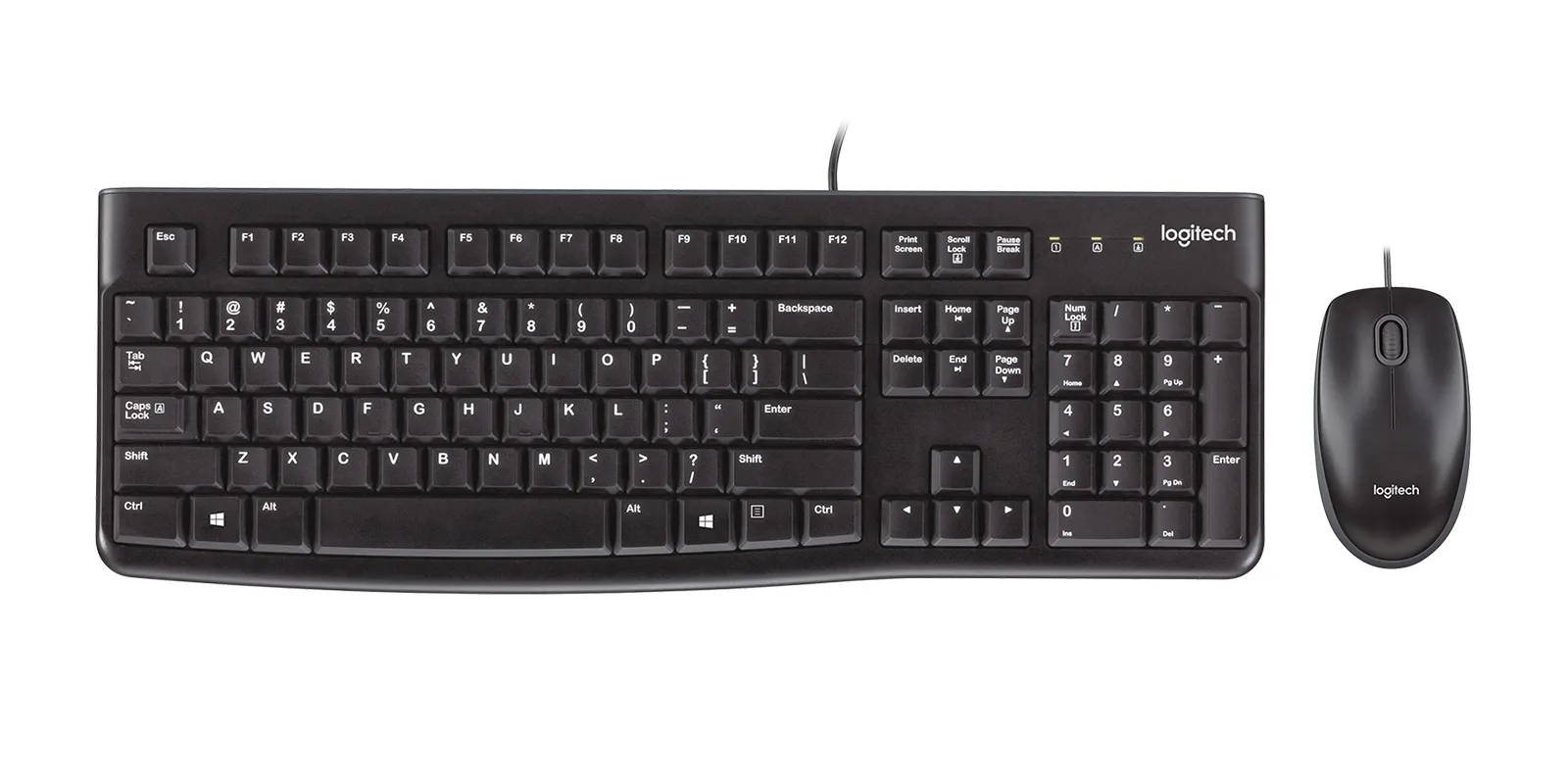 Logitech Desktop MK120, musta