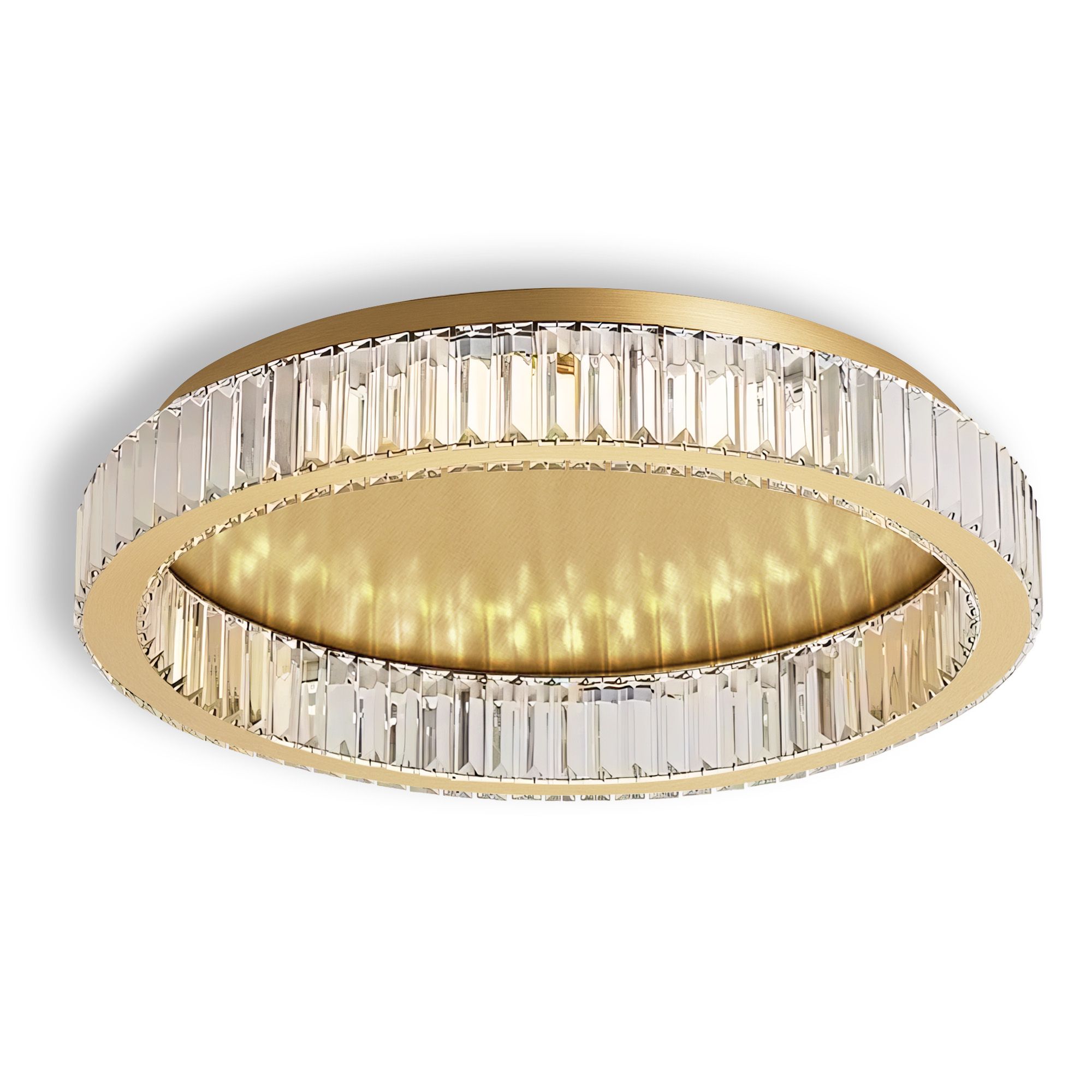 TOOLIGHT plafondi APP1724-C harjattu kulta 59x59x11cm