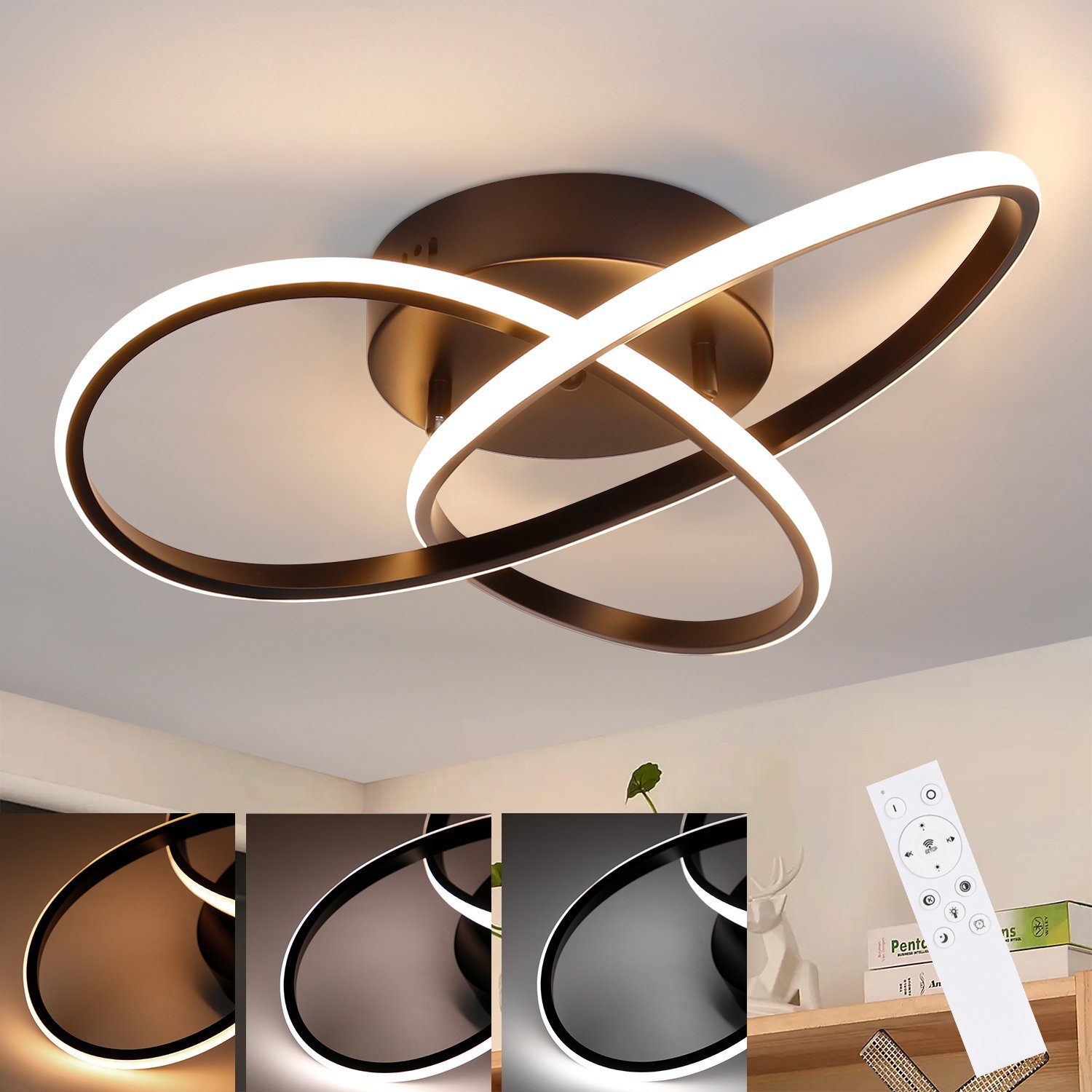 NETTLIFE himmennettävä LED - kattovalaisin 33W