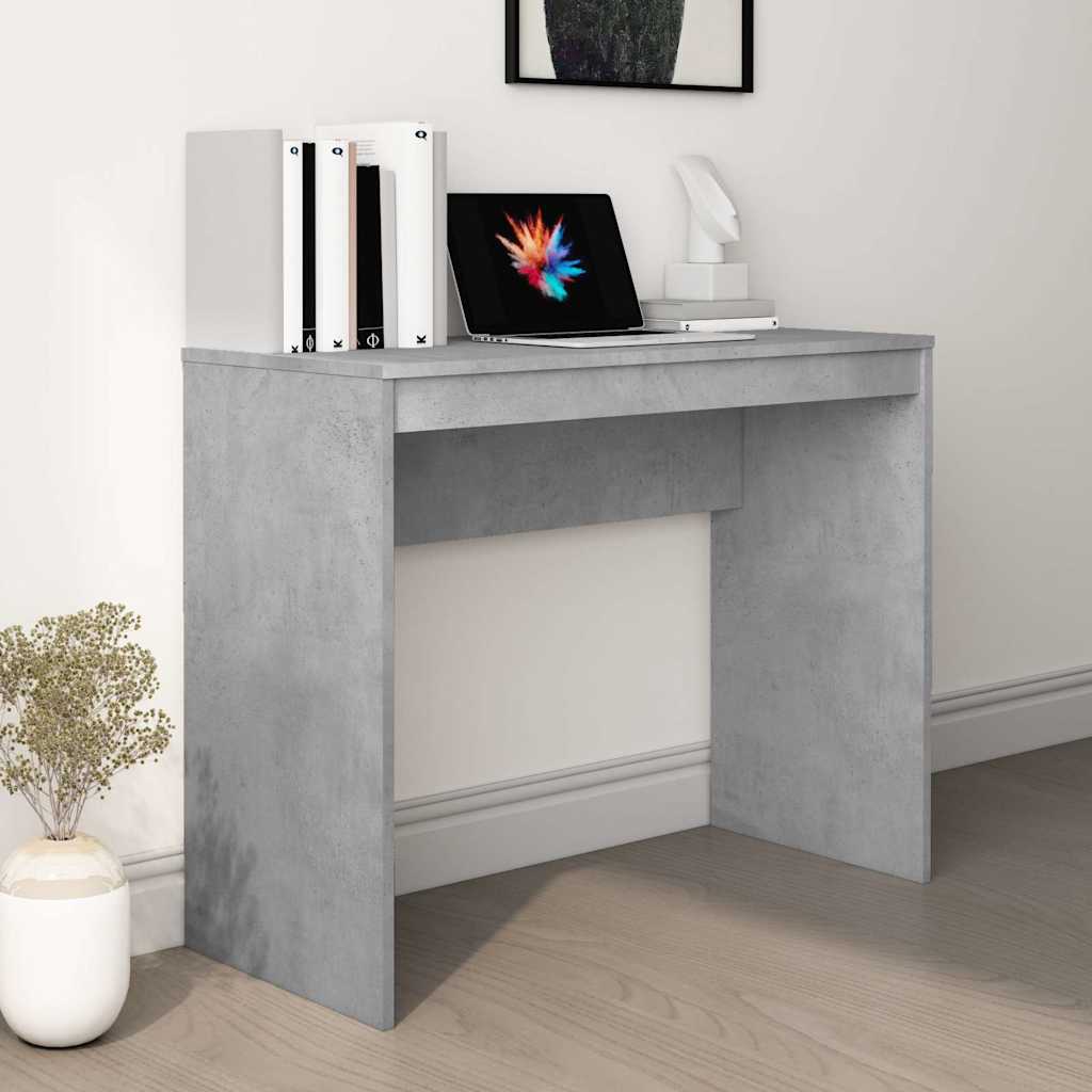 vidaXL Työpöytä betoninharmaa 90x40x72 cm